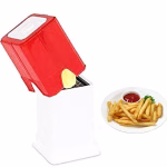 Shopkwik Plastic Potato Chipser French Fries, Potato Finger Chips Cutter (Red) - CTKTC30884
