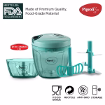 Shopkwikh Polypropylene Mini Handy and Compact Chopper with 3 Blades for Effortlessly Chopping Vegetables and Fruits for Your Kitchen (12420, Green, 400 ml)  Amazon.in Home & Kitchen - Image 16