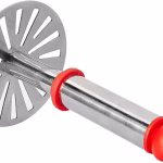 Shopkwik Stainless Steel Potato Vegetable Pav Bhaji Masher for Kitchen|Potato Squeezer Portable Food Crusher Bhaji Press (Multicolour)