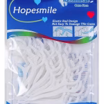 Shopkwik 3 in 1 Tooth Cleaning Dental Floss Toothpick Plastic Set for Clean Teeth Fresh Breath and Healthy Gums 50 Piece Set White
