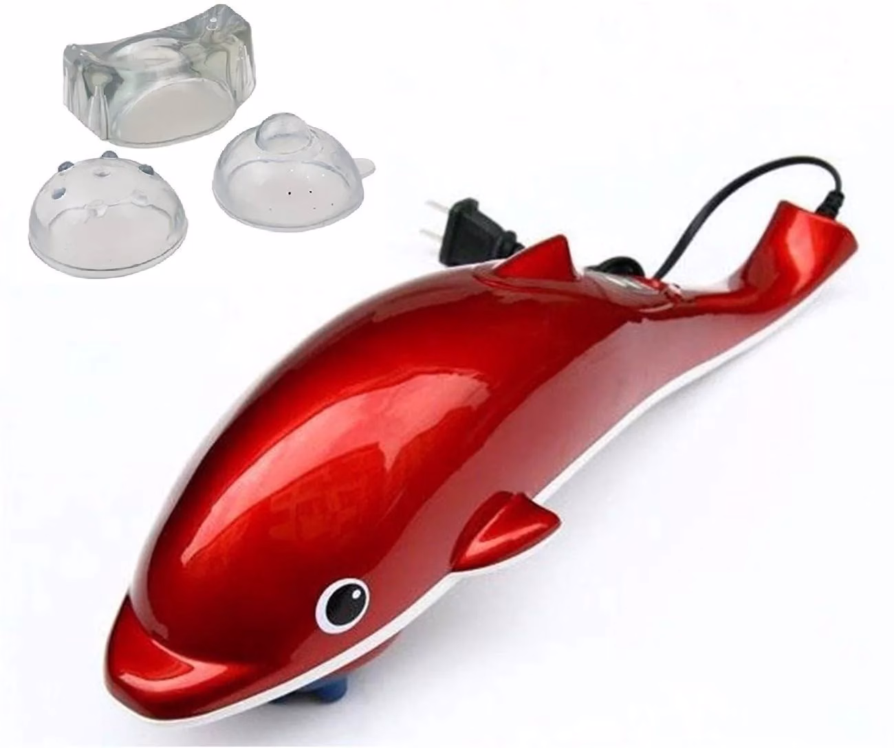 61jFzEjRLrL-jpg.avif Shopkwik Big Dolphin Plastic Infrared Hammer Full Body Massager for Pain Relief and Muscle Relax (Colour May Vary) - Image 1