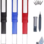 Shopkwik 2PCS Pen Shaped Phone Holder with Screwdriver Set, Touch Screen Stylus Pen, Multifunctional 4 in 1 Tech Tools Pen with Phone Stand & 7 common screwdriver bits for Home, School, Office ( Multi Tool Pen )