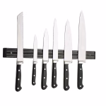 Shopkwik 33cm Magnetic Knife Bar, Magnetic Knife Storage Strip, Magnet Kitchen Knife Holder, Knife Rack Strip Patti 13 Inch (Black)