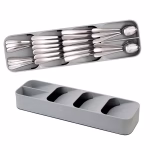 Shopkwik Spoon Tray Stand|Spoon Organiser|Knives,Forks And Spoons|Plastic Compact Cutlery Organizer Racks&Holders|Kitchen Knife Fork Spoon Tray Storage Holder|Cutlery Tray|Drawer Tray Dish Rack