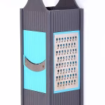 Shopkwik Stainless Steel 4 in 1 Vegetable Slicer Grater Cutter Chopper for Kitchen Salad Maker Grinder Shredder with Blades for Cheese Vegetables Fruit Cabbage Slicing Grating Multicolor