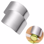 Shopkwik FDCFG Stainless Steel Finger Cutting Protector Hand Guard | Finger Protector Safe Chopping Hand Guard Pack of (1)