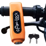Shopkwik Heavy Duty Bike Brake Lock - Locking System by Holding Handle Bar with Brake Lever for All Bikes & Scooters (Multicoloured)