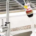 Shopkwik Activated Carbon Faucet Water Filters Universal Interface Home Kitchen Faucet Tap Water | Tap filter Multilayer | Clean Purifier Filter Cartridge Five Layer Water Filter-Pack of 1