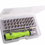 Shopkwik 32 in 1 Mini Screwdriver Tool Kit Set with Magnetic Flexible Extension Rod, Precision Bits screw driver, computer, mobile repairing tool kit, watch repairing, laptop screwdriver set, Multicolor