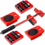 Shopkwik Heavy Duty Furniture Lifting Moving Tool with Wheel Pads Easy and Safe Moving Slider Tools Ideal for Shifting Washing Machines, Fridge, Sofa and Wardrobes (Multicolor, Set of 1)