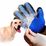 Shopkwik DOG CLEANER GLOVES | Deshedding Pet Grooming Washing Gloves for Dogs and Cats Hair Remover Brush Gloves | Dog, Cat Bathing Scrubber Gloves