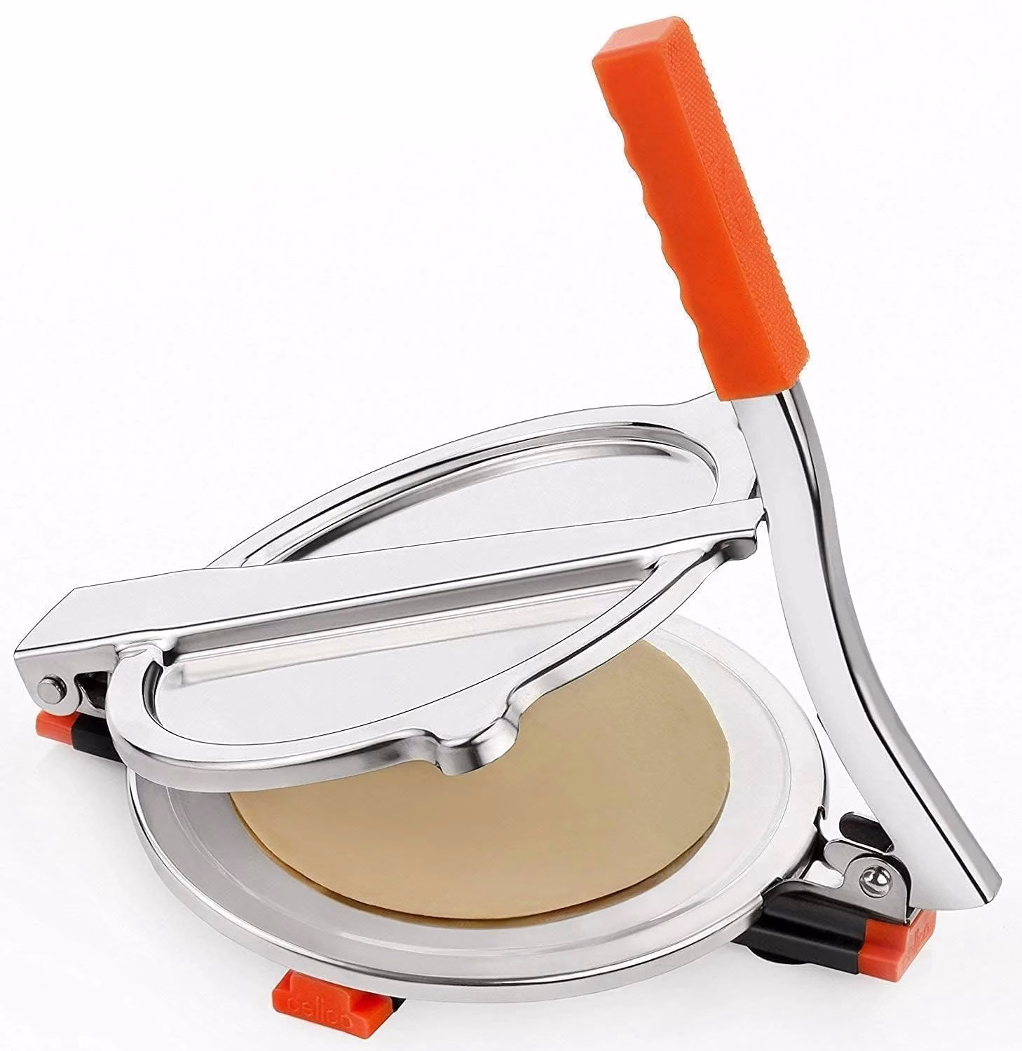 71EnURbST2L._SL1500-jpg.avif Shopkwik chapati Maker Press Machine with Handle | Stainless Steel 7.5 inch Puri Maker Press Machine with Handle Roti Press, Papad/Khakhra/Chapati Maker - Image 1