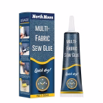 Shopkwik Fabric Adhesive Glue Strong Bond Clear Drying Waterproof Sew Glue Permanent Washable for Repair, Make Patches on Clothes, All Fabrics 50ML- pack of 1