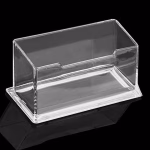 Acrylic Visiting Card Holder with Pen Stand – Desk Organizer