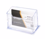Acrylic Visiting Card Holder with Pen Stand – Desk Organizer - Image 2