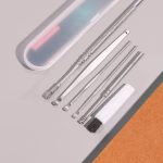 6-in-1 Reusable Ear Wax Cleaner Kit with Case – Steel Tools - Image 2