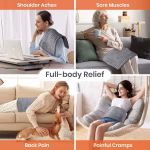 Electric Heating Pad for Back Pain Relief - 6 Heat Settings - Image 9