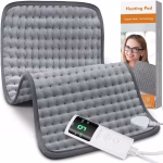 Electric Heating Pad for Back Pain Relief - 6 Heat Settings