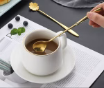 Golden Spoon Set – Stainless Steel Cutlery, Set of 4 - Image 2