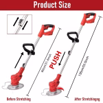 Electric Wireless Grass Cutter 48V | 2-in-1 Lawn Trimmer - Image 9