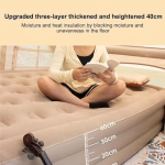 Inflatable Air sofa bed | Air Mattress with inbuilt Pump - Double Layer Airbed - Image 4