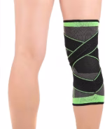 Knee Braces for Pain Relief – Green Compression Sleeves (L) - Image 8