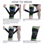 Knee Braces for Pain Relief – Green Compression Sleeves (L) - Image 5