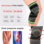 Knee Braces for Pain Relief – Green Compression Sleeves (L) - Image 3