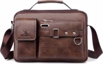 Men's Shoulder Bag – Leather Crossbody Messenger Bag