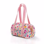 Mini Duffle Bag Charm | Cute Poly Canvas Mini Pouch with Keychain Clasp | Fits AirPods, Keys, Lip Balm, Coins & Essentials | 4x2 inch Zipper Pouch for Totes, Backpacks & Travel