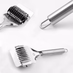 Stainless Steel Pasta Noodle Cutter – Dough Roller Tool - Image 2