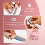Flawless Pedi Rechargeable Pedicure Tool with Dual Rollers - Image 4
