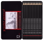 12Pcs Sketch Pencils for Drawing & Shading – Graphite Art Set