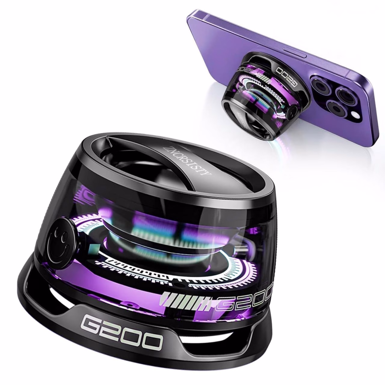 Speaker-6.avif Bluetooth Speaker Mini Portable RGB Magnetic Speaker - Image 1