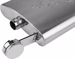 Stainless Steel Liquor Flask 10oz – Pocket Hip Flask - Image 3