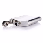 Stainless Steel Liquor Flask 10oz – Pocket Hip Flask - Image 2