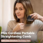 Wireless Hair Straightener & Styler – Mini Cordless USB Brush - Image 6