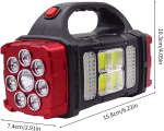 Rechargeable Camping Torch LED with Solar Flashlight - Image 5