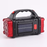 Rechargeable Camping Torch LED with Solar Flashlight