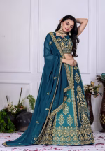 Georgette Semi-Stitched Lehenga Choli with Dupatta - Image 4