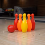 Bowling Game Set with 6 Pin and 2 Ball Indoor & Outdoor Play With Bag