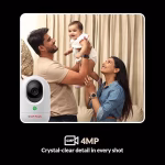 CP PLUS ezyKam+ HD Smart Wi-Fi CCTV Camera with One-Touch Video Calling Button - Image 6