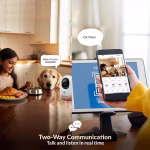 CP PLUS ezyKam+ HD Smart Wi-Fi CCTV Camera with One-Touch Video Calling Button - Image 3