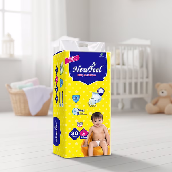 large1.avif NewFeel Baby Diapers pack of 30 (Large) - Image 1