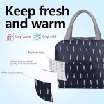 Shopkwik Insulated Lunch Bag for Kids School, Men, Women Office, Travel Tiffin Pouch for Lunch Box, Hot & Cold Insulated Storage Bag - Image 6