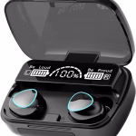 M10 Earbuds/TWs/buds 5.1 Earbuds with 45H Unbeatable Playtime, Headphones Bluetooth Headset (Black, True Wireless)