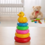 Stacking Ring Toy for Kids (Small with 5 rings)