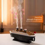 Jellyfish Steam Ship Humidifier with LED & Remote – 250ml - Image 2