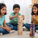 Wooden Tumbling Tower Game Jenga / Zenga. Puzzle Game for Adults and Kids - Image 3